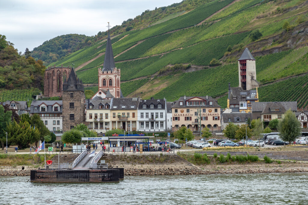 The image shows Bacharach as a place on my Amazing list of 50+ best day trips from Frankfurt (2/3)